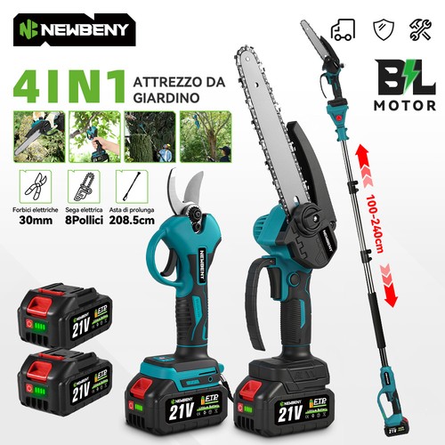 Motosega batteria pollici - batteria, 8
